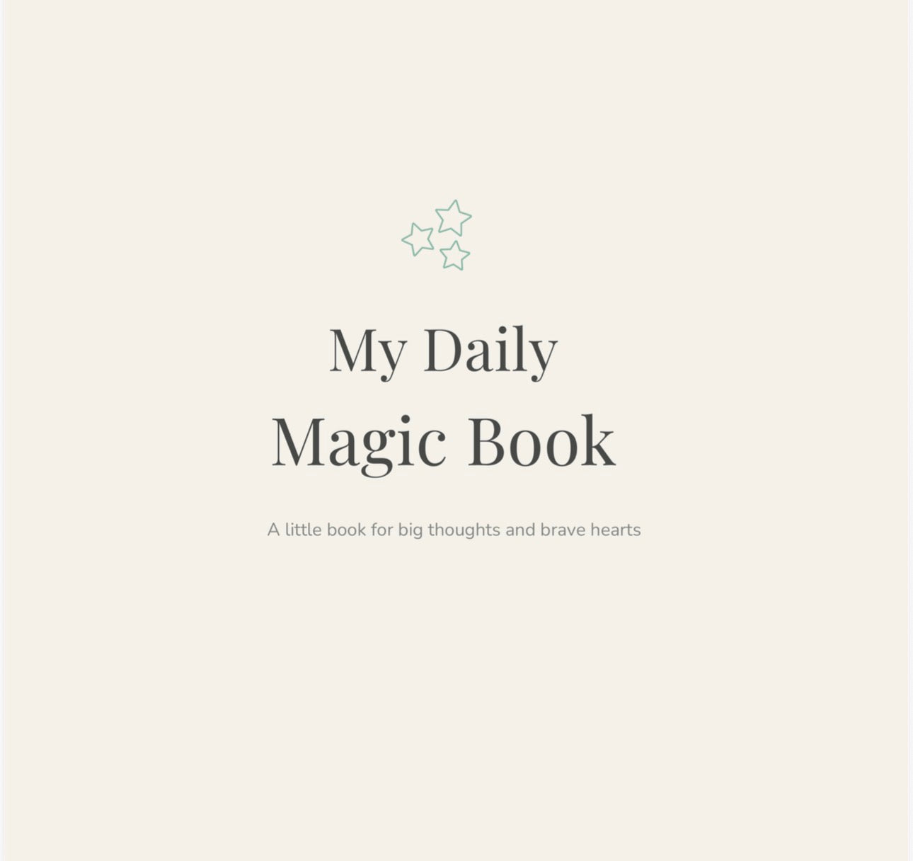 My Daily Magic Book